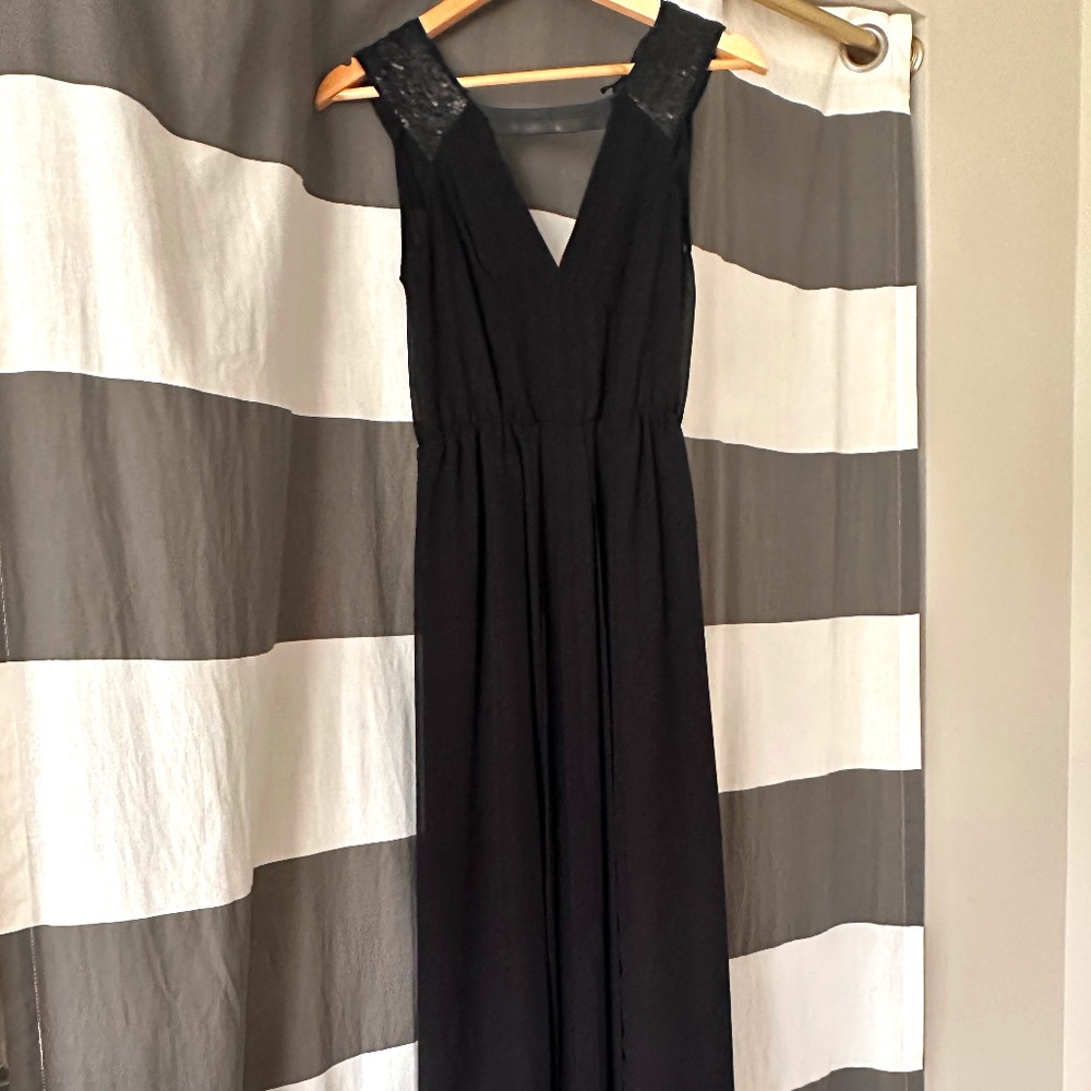 BCBG Long Black Dress